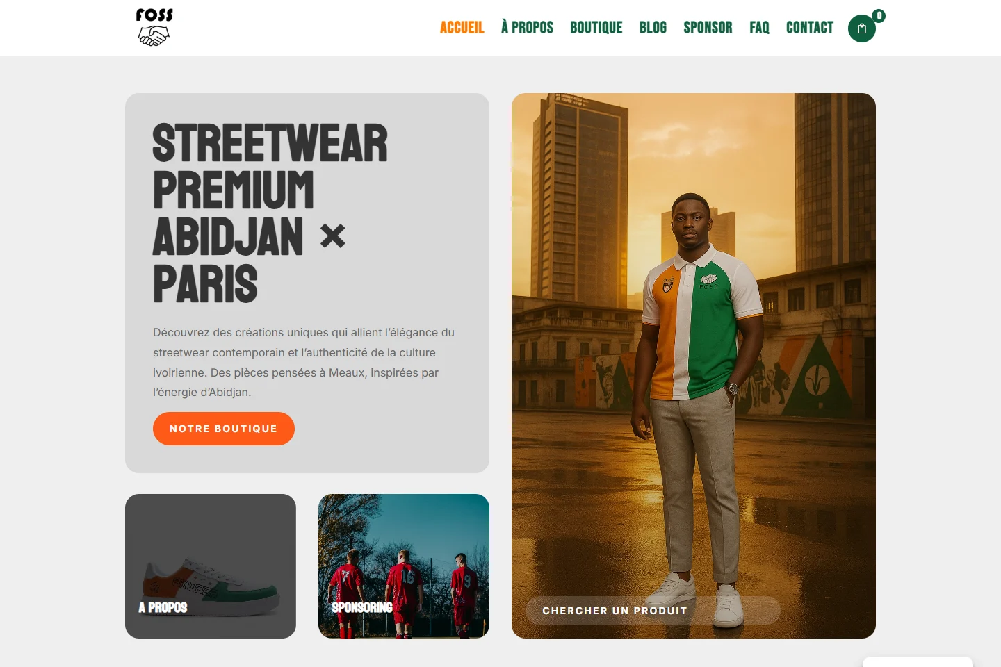 Aperçu FOSS Sportswear — la marque